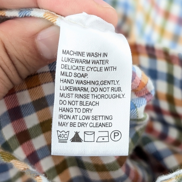 Viyella Men's Wool-blend Warm Plaid Button-Down Shirt Made In Canada ~ Size XXL - Picture 7 of 7